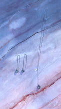 Load image into Gallery viewer, Aquamarine Sterling Silver Earring &amp; Necklace Set
