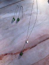Load image into Gallery viewer, Emerald Earring and Necklace Set
