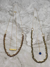 Load image into Gallery viewer, Gold Bar Necklace on Gold Chain
